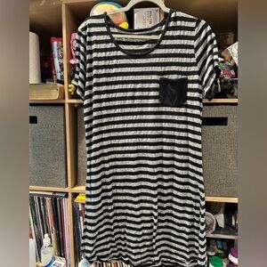 Covington Striped Pajama Dress